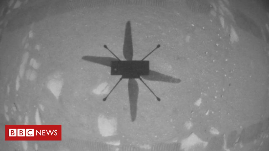 Nasa successfully flies small helicopter on Mars - BBC News