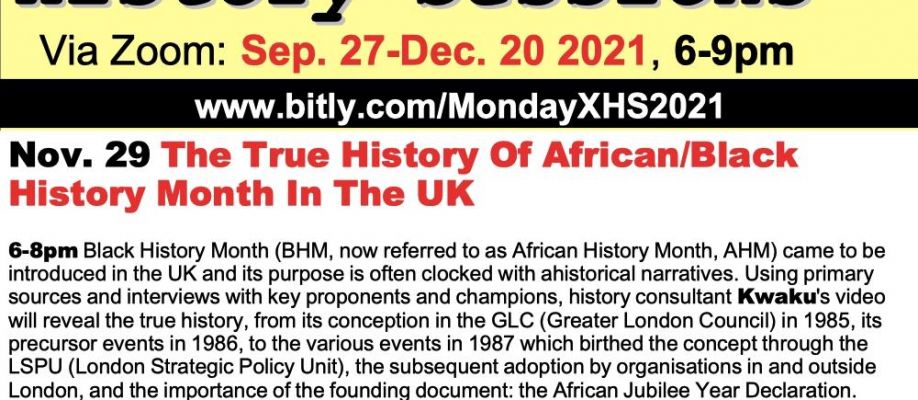 The True History Of African/Black History Month In The UK