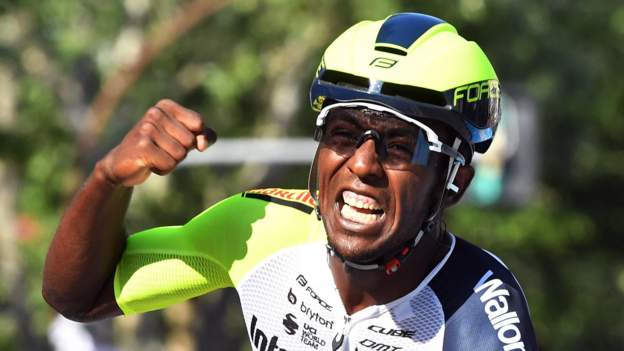 Giro d'Italia: Biniam Girmay becomes first black African to win Grand Tour stage - BBC Sport