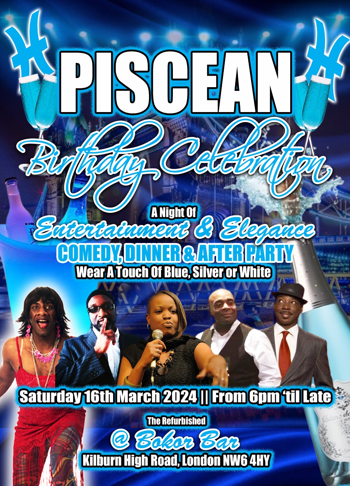 Piscean Comedy Dinner & After Party - Get Your Tickets